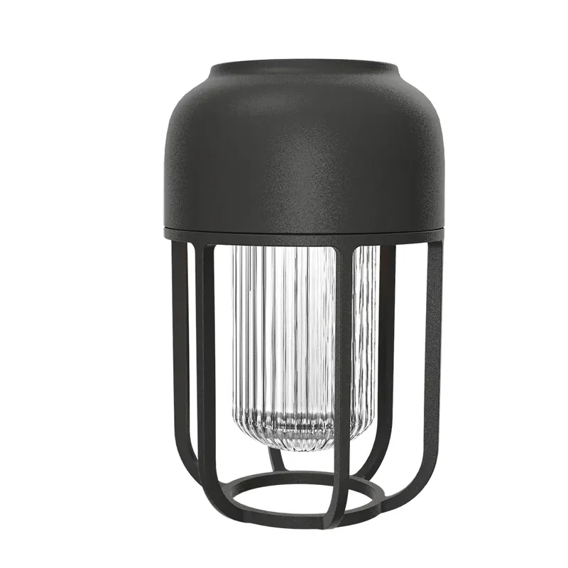 Billigare Portabel solcellslampa LIGHT No.1 svart